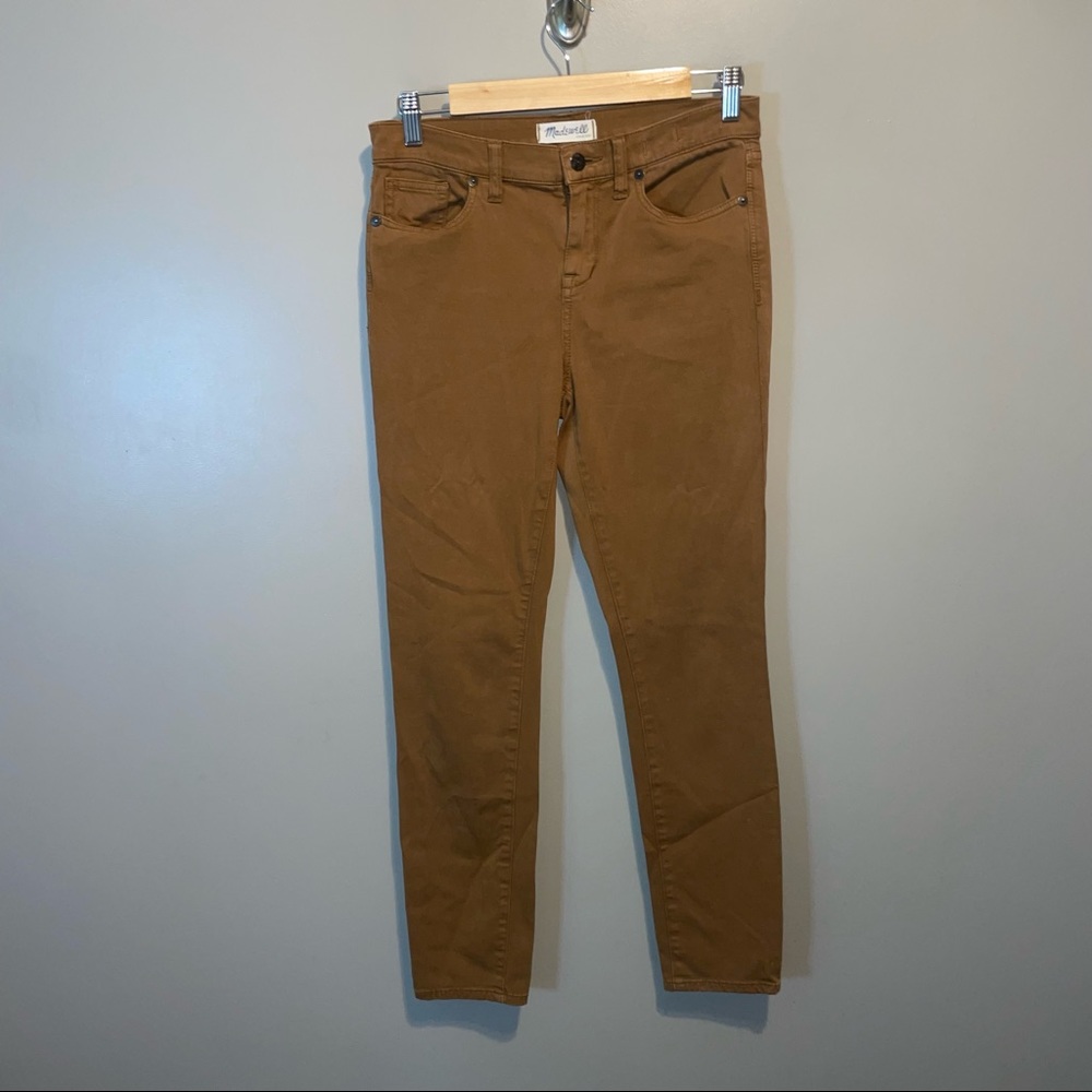 Madewell Khaki High Riser Skinny Jeans